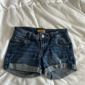 Denim shorts